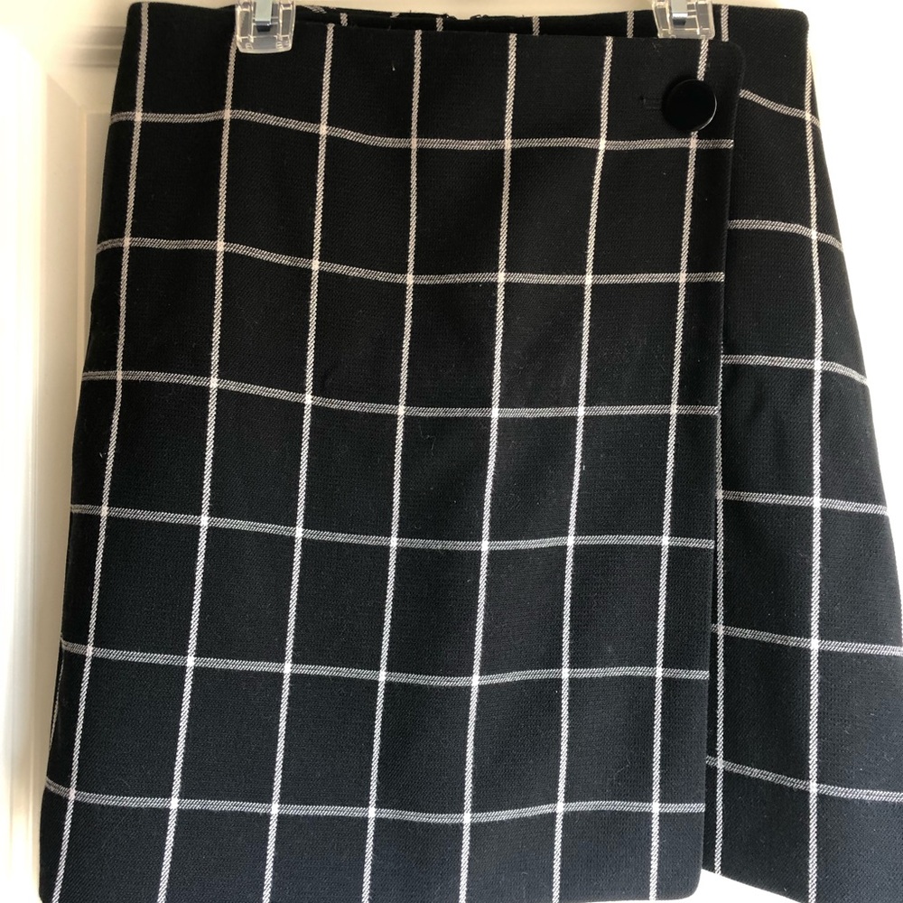 Loft plaid skirt
